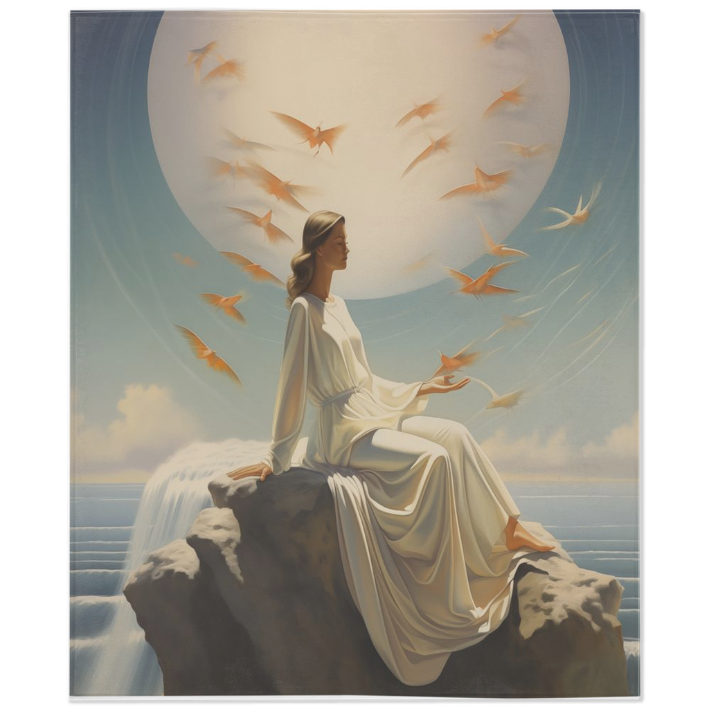 Sunbathing-50x60 inch-Single Sided on Lucasgift