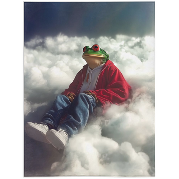 Cloud Chillin’ Frog-60x80 inch-Single Sided on Lucasgift