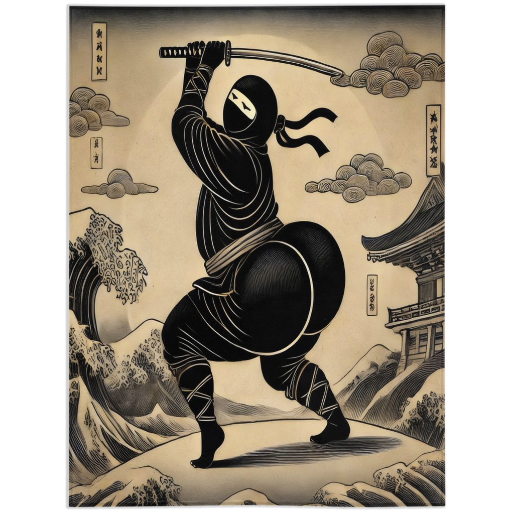 Obese Ninja-60x80 inch-Single Sided on Lucasgift