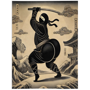 Obese Ninja-60x80 inch-Single Sided on Lucasgift