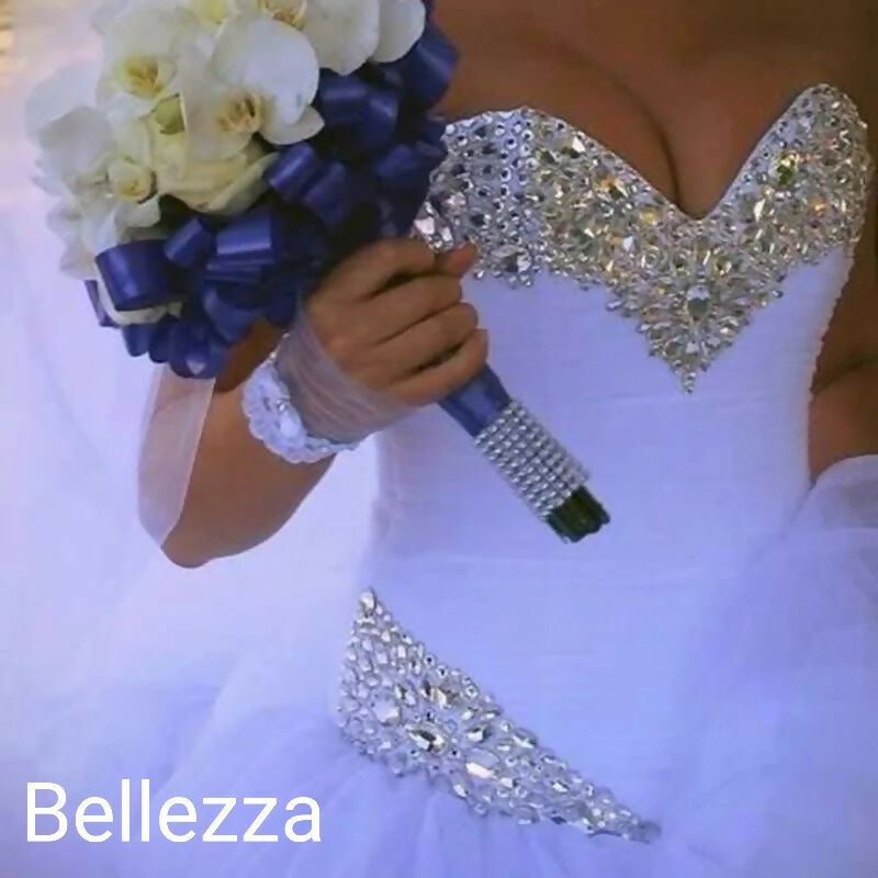 Boutique Wedding Dress-Bellezza size 8- on Lucasgift