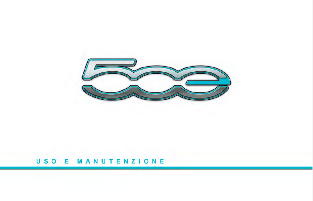 Fiat 500e 500eC Electric Instructions for Use & Maintenance Manual Booklet- on Lucasgift