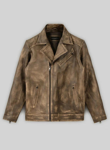 Men's Genuine Leather Bike Jacket – Classic Biker Style