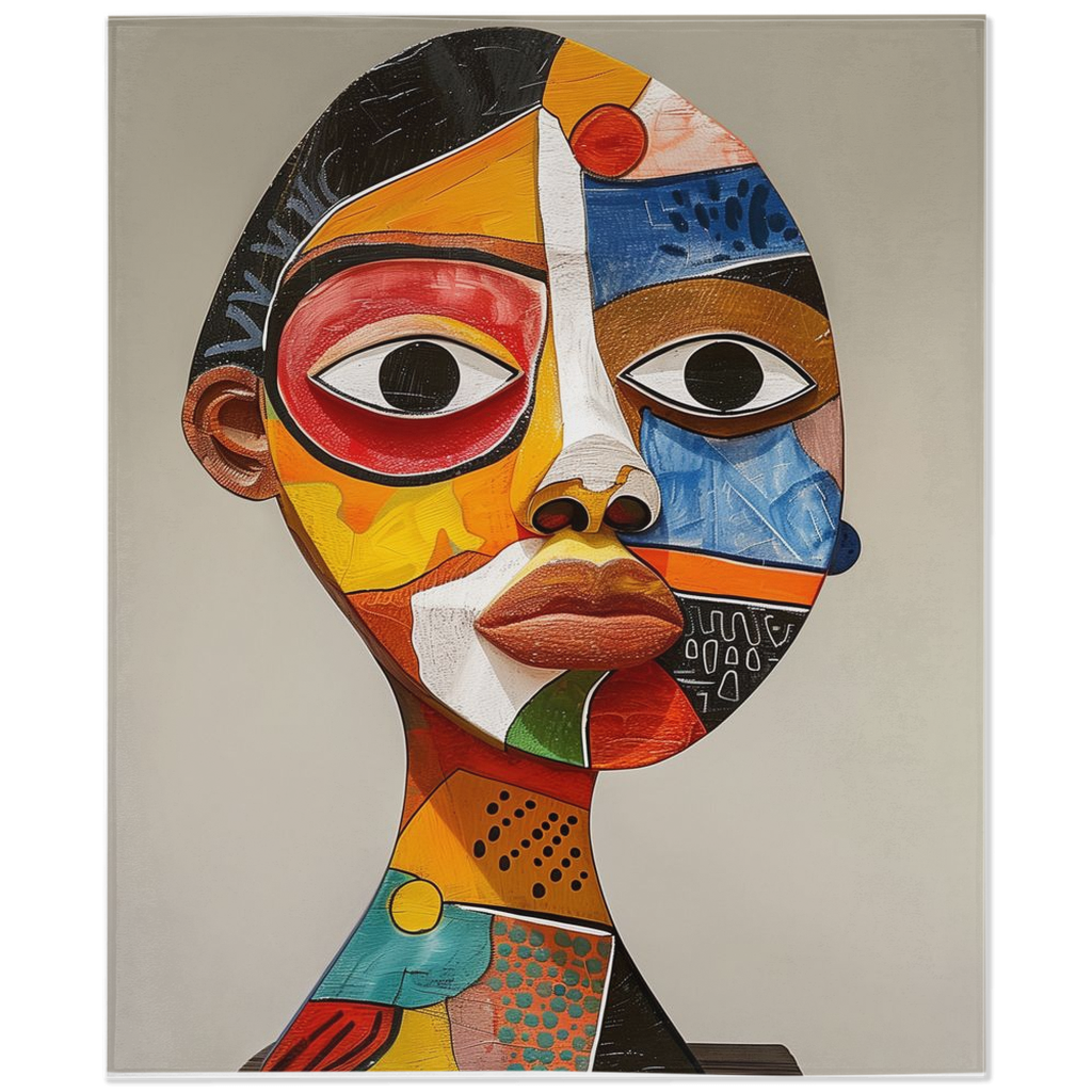 Face of Africa-50x60 inch-Single Sided on Lucasgift