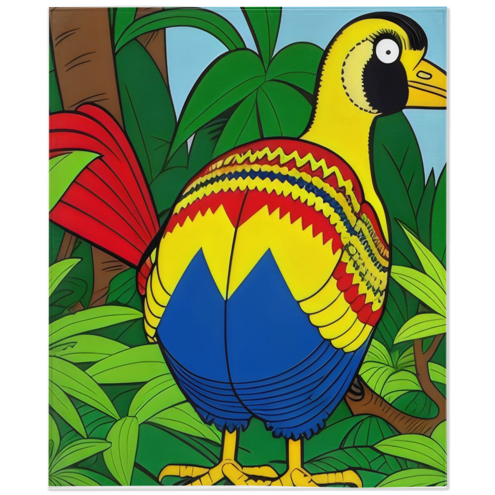 Cheeky, sassy birdie-50x60 inch-Single Sided on Lucasgift