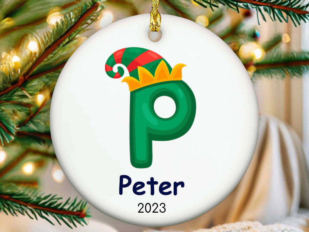 Personalized Christmas Letter Ornaments - Acrylic