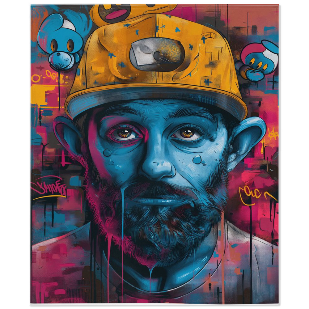 Human Smurf-50x60 inch-Single Sided on Lucasgift