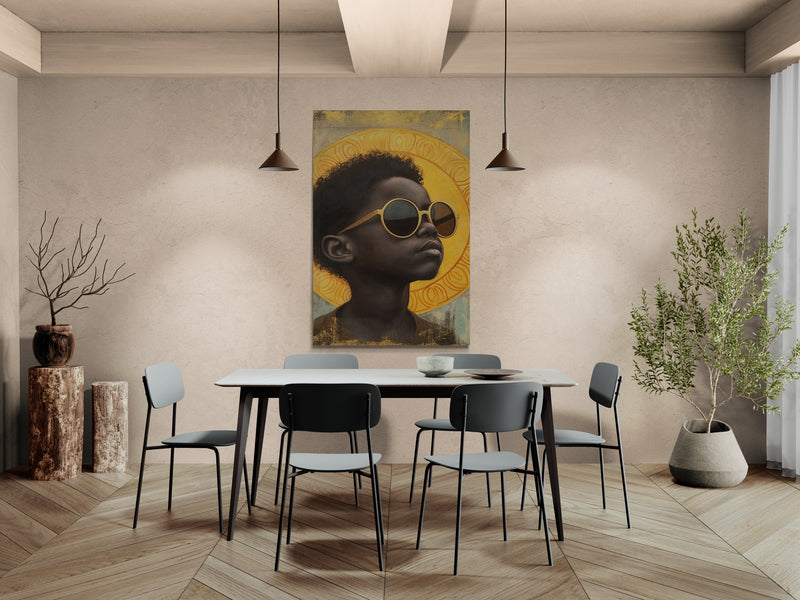 Metal Print If the sun could reflect the future- on Lucasgift