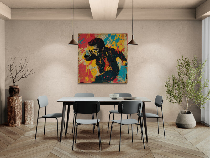 Canvas Wrap Rockabilly- on Lucasgift