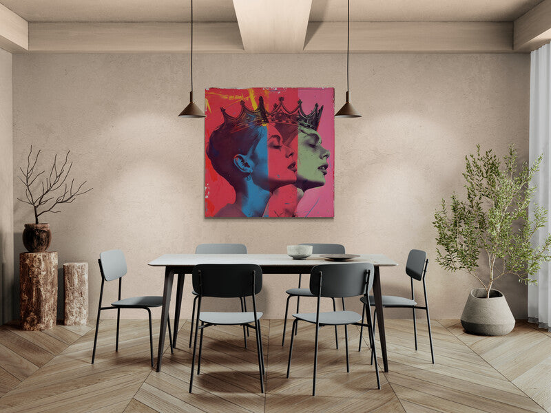 Canvas Wrap Girl with a crown- on Lucasgift
