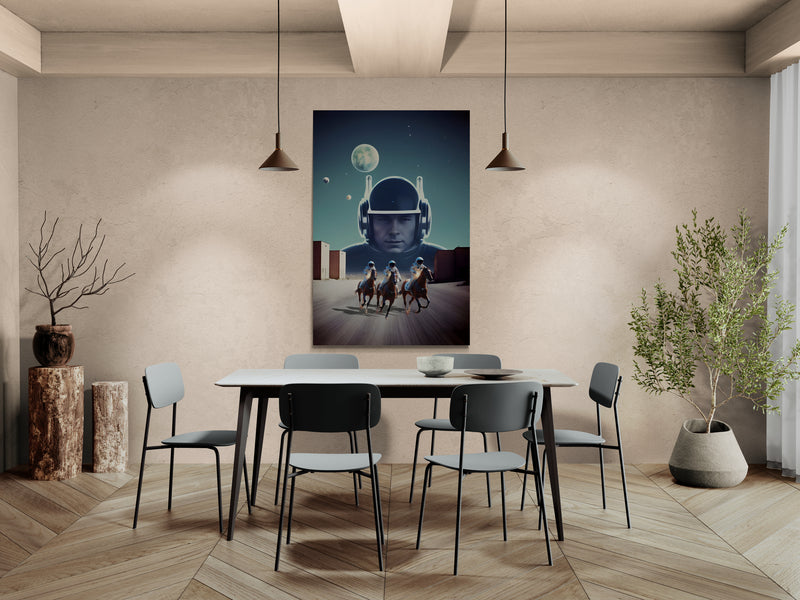Giclee Art Print Space Riders- on Lucasgift
