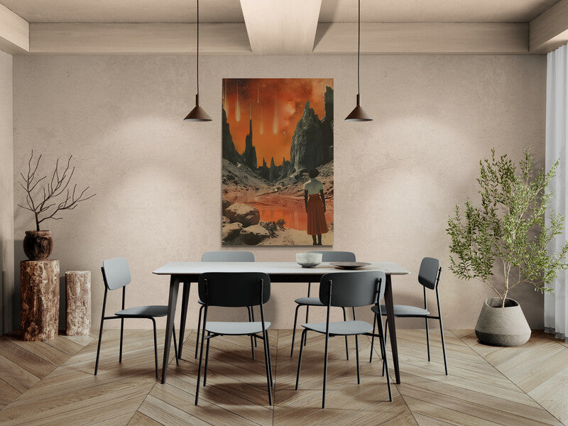 Canvas Wrap Housewive in Space- on Lucasgift