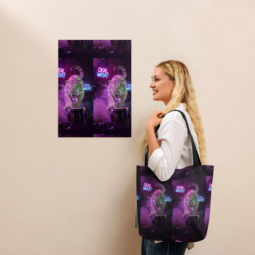 Carry The Rhythm – Tiger Drum Tote- on Lucasgift