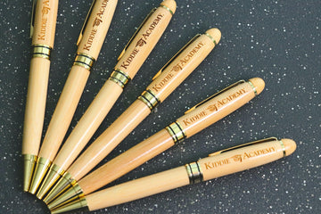 Corporate Gifts for Employees, Personalized Wood Pen, Wooden Pen, Teacher Wood Pen, Wood Pen for Staff, Party Favors for Adults Bulk- on Lucasgift