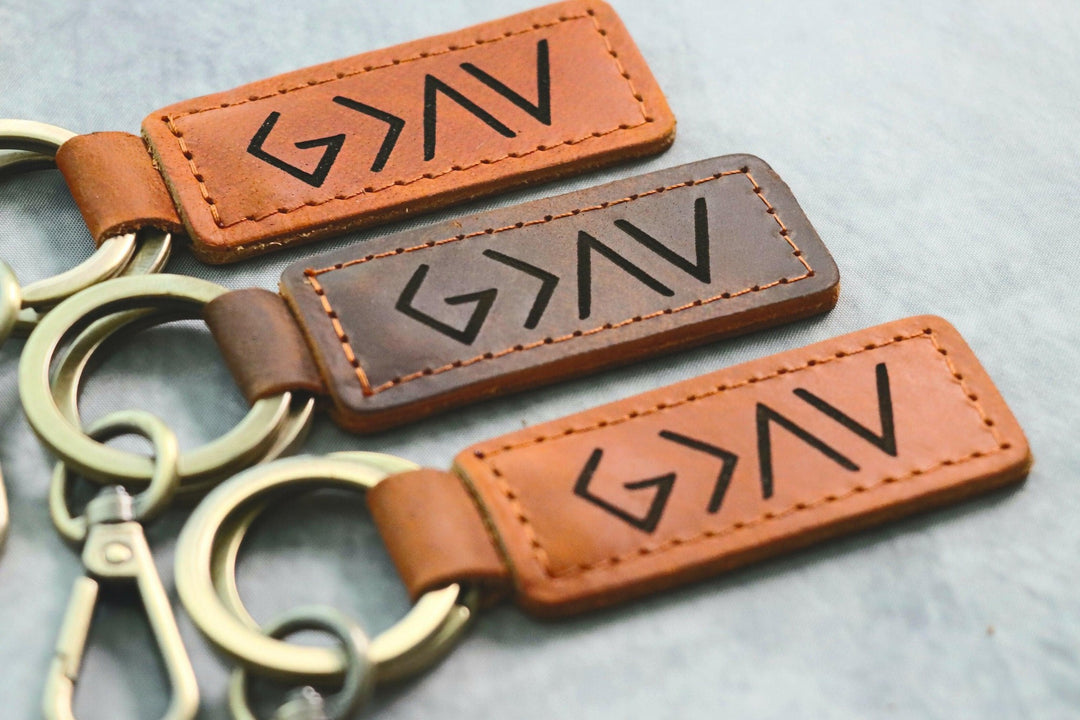 God is Greater Than The Highs and Lows Keychain, Church Friend Gift, Bible Study Friend, Gift, Keychain, Budget, Bulk, Group Gift- on Lucasgift