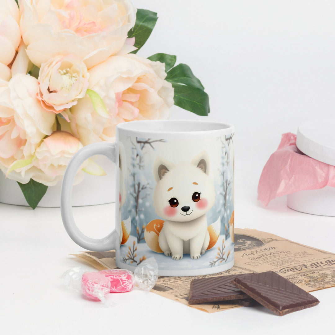 Little Winter Heart – Fox Pup Mug- on Lucasgift