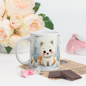 Little Winter Heart – Fox Pup Mug- on Lucasgift