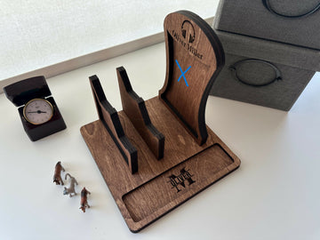 Personalized Wooden Headphones Holder and Controller Stand, Controller and Headset Stand- on Lucasgift