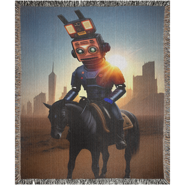 Oh Boy, this lonesome space cowboy is having a hard time alone in the out. Save him!-50x60 inch-Graphics on Lucasgift
