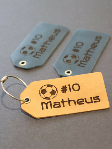 Soccer Bag Tag, Soccer Team Gifts, Soccer Senior Night Gifts, Personalized Soccer Gifts, Bag Tag, End of Season, Soccer Banquet- on Lucasgift