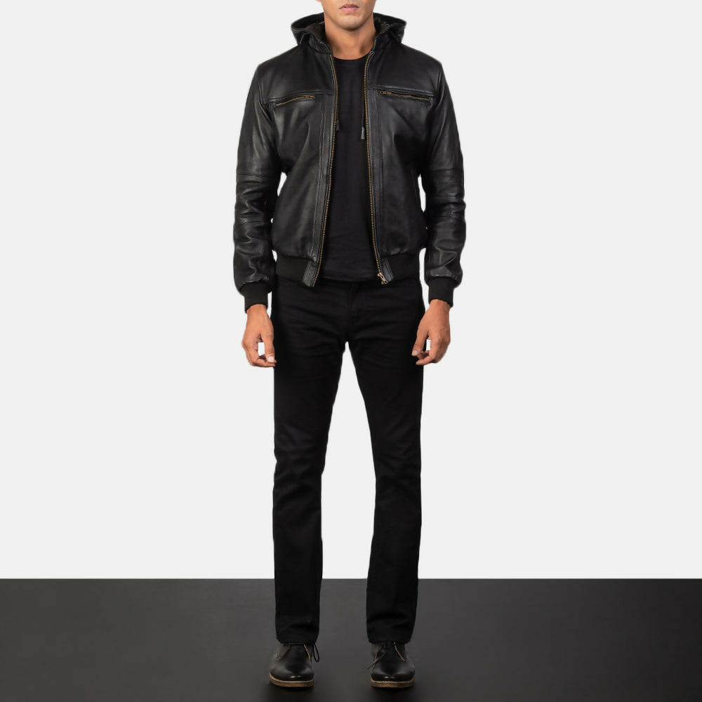 Handmade Leather Bomber Jacket for Men | Premium Genuine Leather Vintage Style Jacket