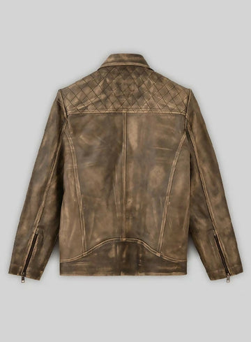 Men's Genuine Leather Bike Jacket – Classic Biker Style