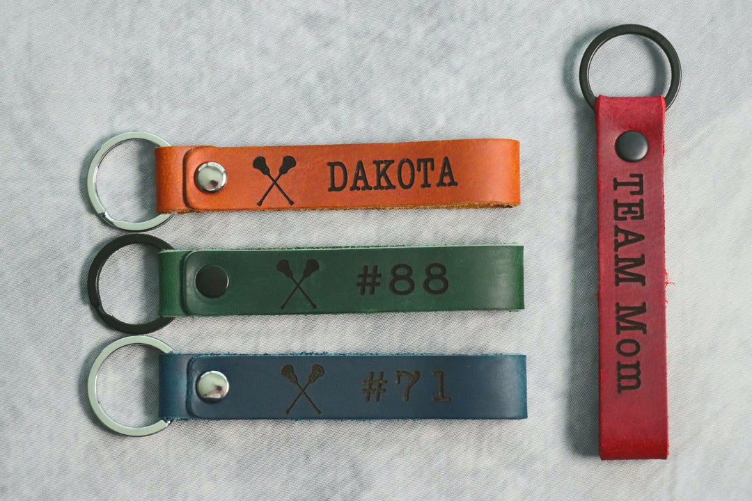 SLIM Lacrosse Keychain, Lacrosse Team Gifts, Lacrosse Senior Night Gifts, Personalized Lacrosse Gifts, End of Season, Lacrosse Banquet- on Lucasgift