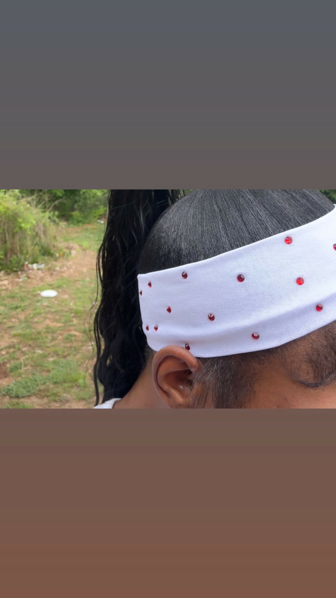 Red Rhinestone Headbands- on Lucasgift