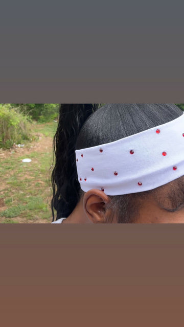 Red Rhinestone Headbands- on Lucasgift