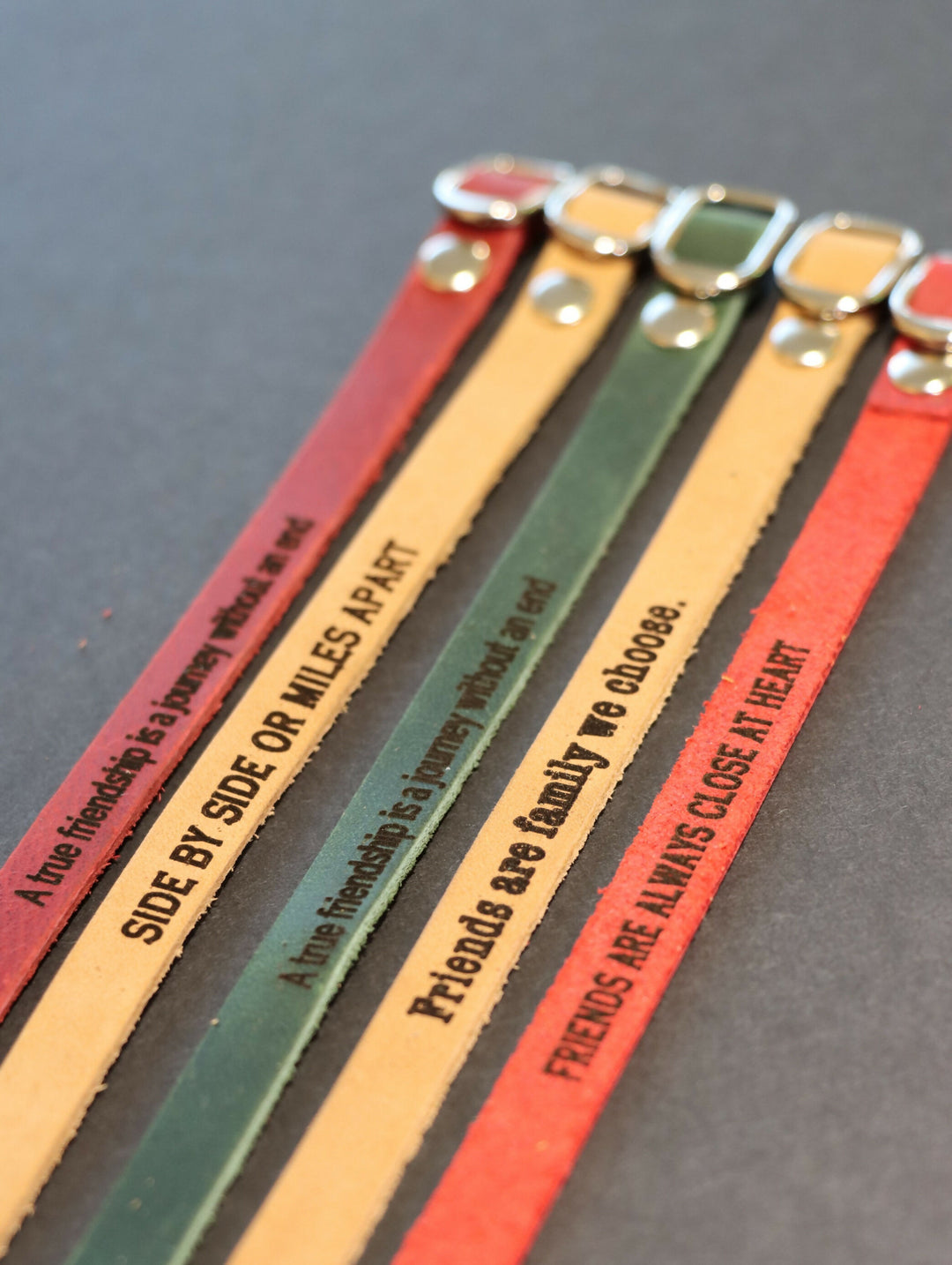 Friendship Bracelet for Women- Engrave Leather - Best friend Gift Jewelry, Gift for friend, Bestie, BFF, Geschenk Freundin, Birthday Gift for Her- on Lucasgift