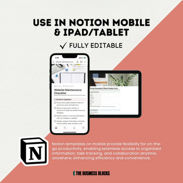 Notion Templates Bundle Notion Checklists Notion Productivity Templates HR Templates Goal Planner Freelancer Templates Business Templates- on Lucasgift