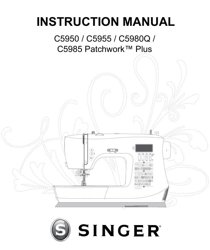 SINGER C5980Q Sewing Machine Operation Instruction Manual- on Lucasgift