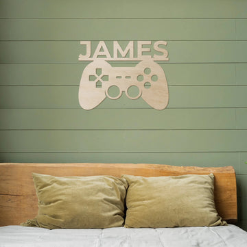 Gamer Name Wood Sign-Lucasgift