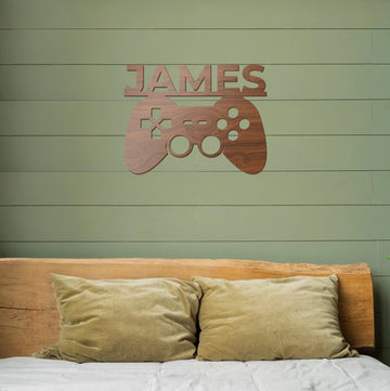 Gamer Name Wood Sign-Lucasgift