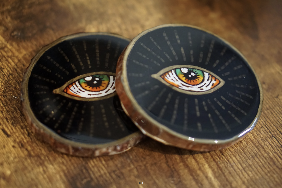 LOST MIND WOODEN COASTERS- on Lucasgift