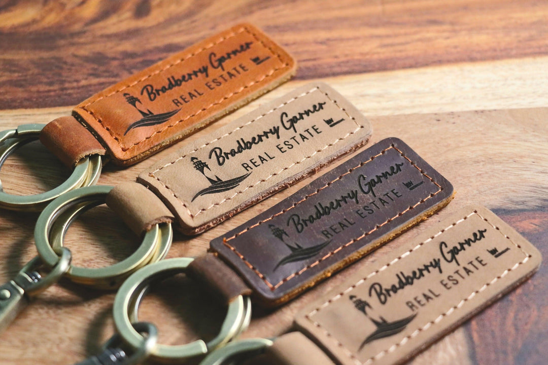 Corporate Gifts for Employees, Personalized Keychain, Leather Keychain, Keychain Teacher, Keychain for Keys, Party Favors for Adults Bulk-Lucasgift