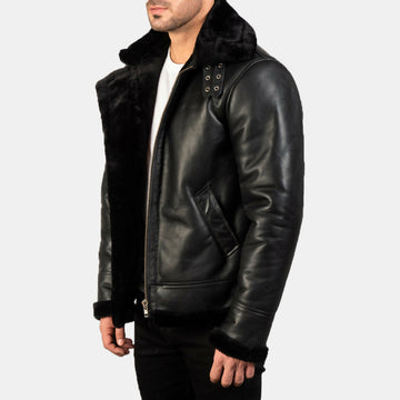 Men's Bomber Leather Jacket – Premium Genuine Leather Flight Jacket