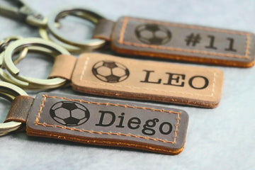 Soccer Keychain, Soccer Team Gifts, Soccer Senior Night Gifts, Personalized Soccer Gifts, End of Season, Soccer Banquet- on Lucasgift