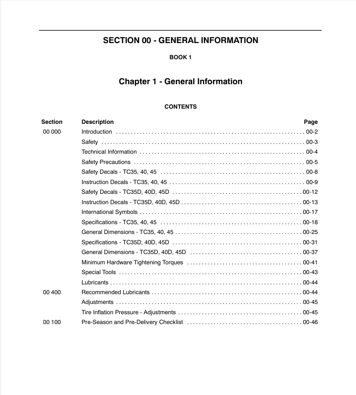 New Holland TC40D TC45D Tractors Service Shop Manual Repair- on Lucasgift