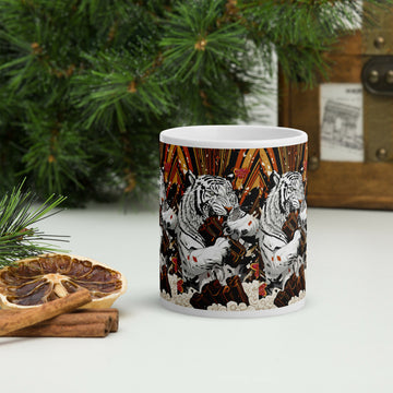 White Tiger Agung – Bold 11oz Ceramic Mug- on Lucasgift