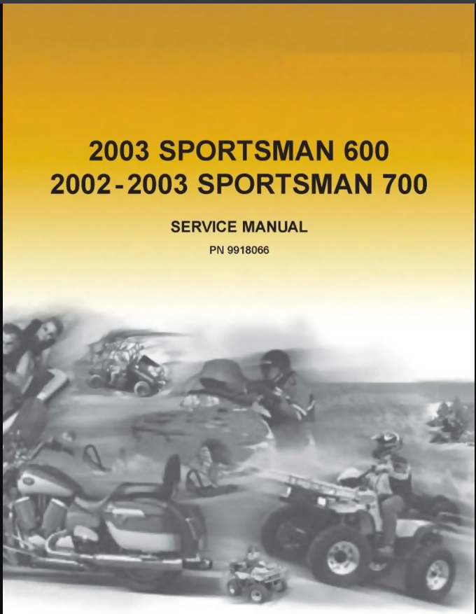 2003 Polaris Sportsman 600 2002 2003 700 service manual- on Lucasgift