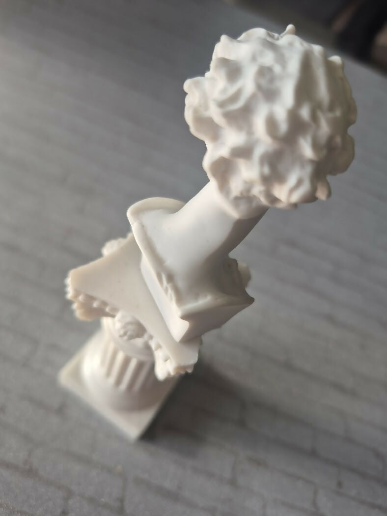 Classical Greco-Roman / Renaissance revival style Male Bust in Miniature- on Lucasgift