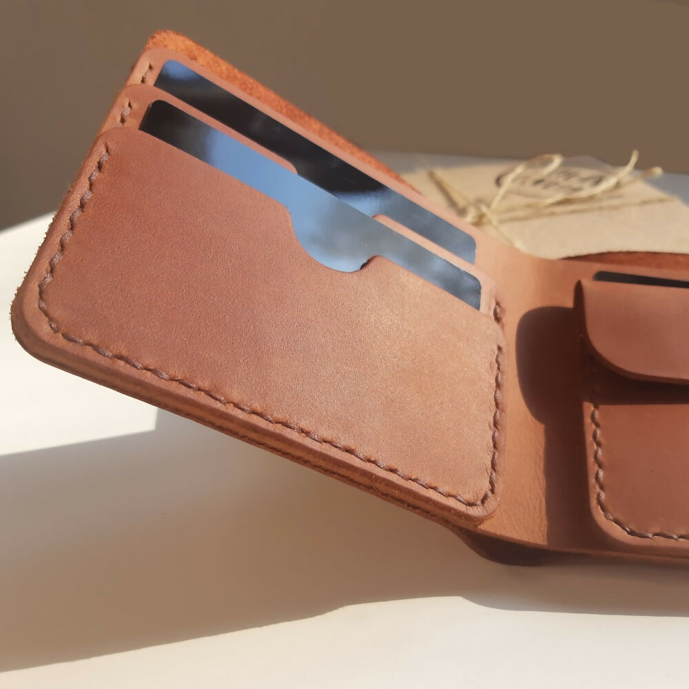 Catholic Religious Gifts Personalized Wallet Christian Gifts Engraved Leather Wallet for Men, Custom Slim Bifold Front Pocket Wallet,- on Lucasgift