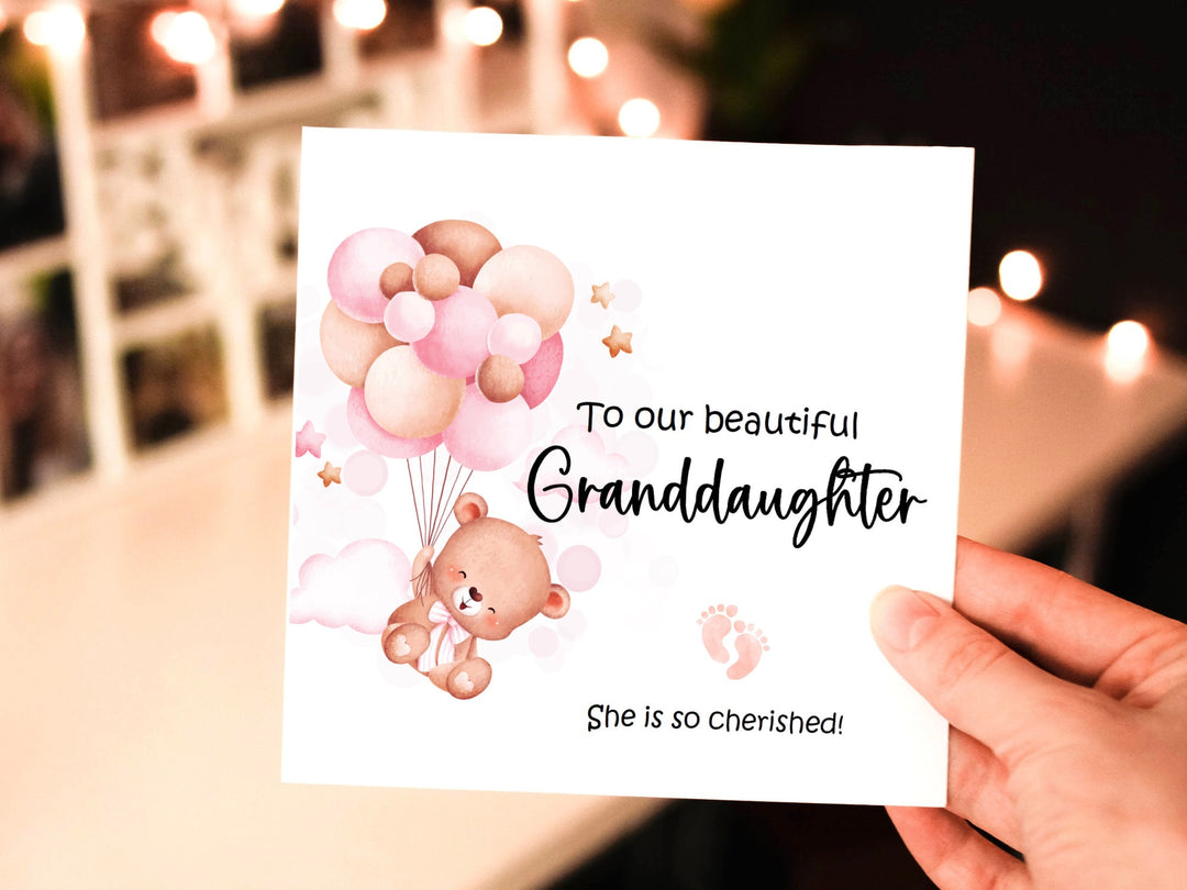 Baby Shower Thank You Cards | Blank Cute Bear Greeting Cards | Eco Friendly Cardstock- on Lucasgift