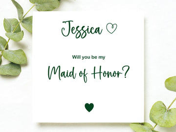 Bridesmaid Proposal Card, Will You Be My Bridesmaid, Will You Be My Maid of Honor, Bridesmaid Gift Box, Bridesmaid Proposal Card- on Lucasgift