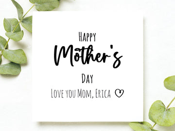 Mothers Day Card For Mommy, Mothers Day Card, Personalized Mothers Day Card, Beautiful Mothers Day Card, Personalized Card For Mom- on Lucasgift