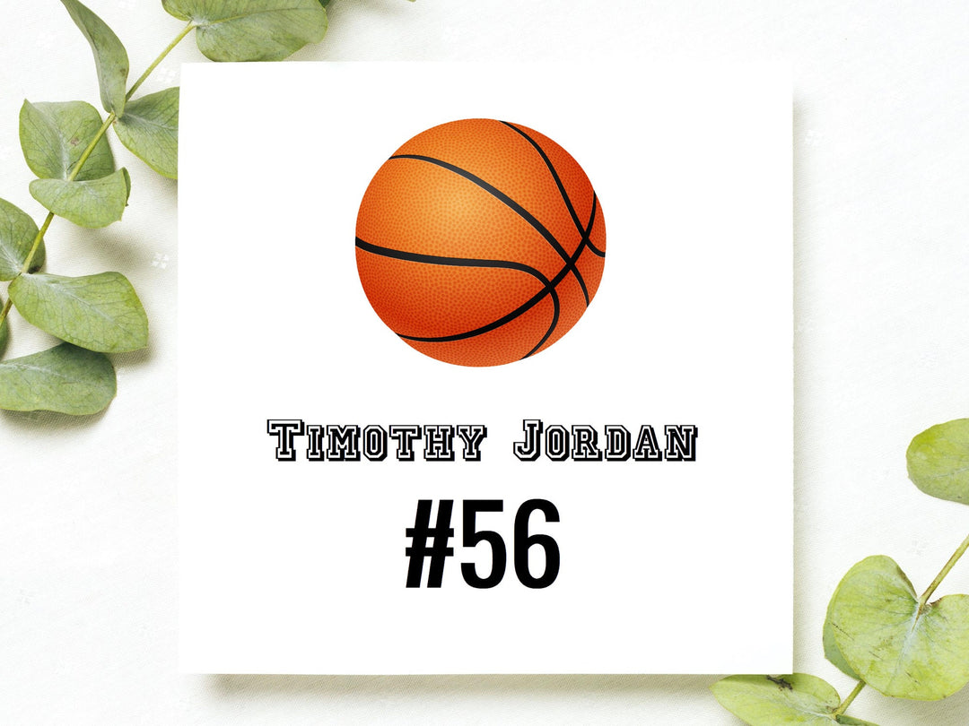 Basketball Card, Basketball Team Gifts, Basketball Senior Night Gifts, Personalized Basketball Gifts, End of Season, Basketball Banquet- on Lucasgift