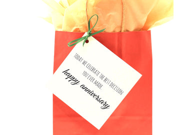 today we celebrate the best decision you ever made/funny sarcastic anniversary card/marriage/wedding/greeting card- on Lucasgift