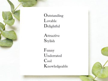 RUDE and FUNNY Birthday Card, Just because card, funny birthday card, for her, for him, sarcastic cards- on Lucasgift