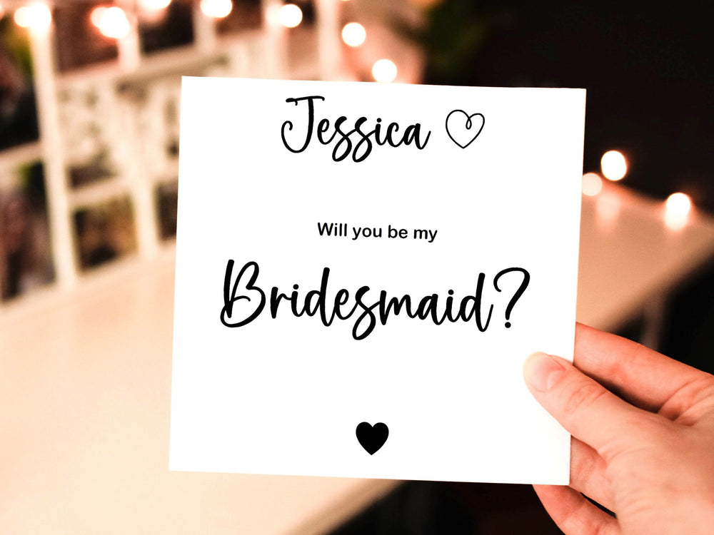 BRIDESMAID Proposal Gift BAG TAG Card, Bridesmaid Gift Box, Bridesmaid Proposal Gift Card, Bridesmaid Party Favors- on Lucasgift